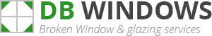 Great Malvern Broken Window Logo